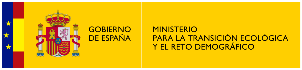 Logotipo del Ministerio para la transición ecológica y el reto demográfico